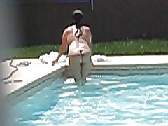 Voyeur ngoài trời milf