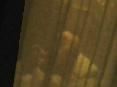 Hàng xóm vài bắt espia cửa sổ lick fuck busted